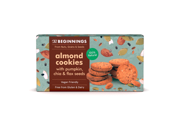 Almond cookies BEGGININGS with pumpkin and sage, 80 g