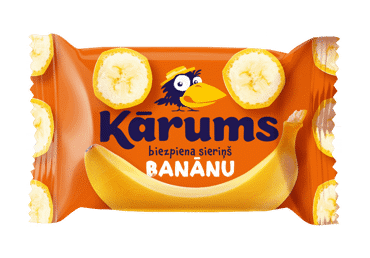 Sūrelis KARUMS, bananų skonio, 45 g
