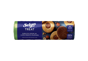 Печенье SELGA TREAT с начинкой из фундука, 205 г