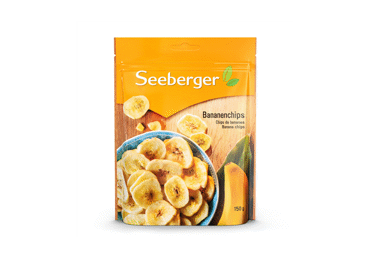 Bananų traškučiai SEEBERGER, 150 g