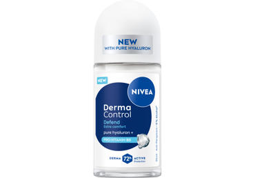 NIVEA Derma Control Defend rutulinis dezodorantas moterims 50 ml