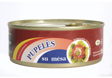 Pupelių košė su mėsa, 250 g