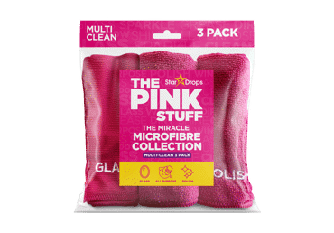 THE PINK STUFF mikropluošto šluostės 3vnt