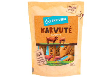 Karameliniai saldainiai SKRIVERU KARVUTĖ, 250 g