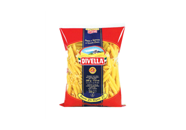 Макароны DIVELLA PENNE ZITI RIGATE № 27 (трубочки), 500 г