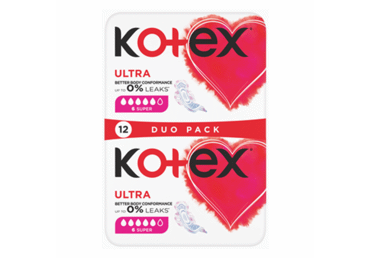 Higieniniai paketai KOTEX ULTRA SUPER, 12 vnt.