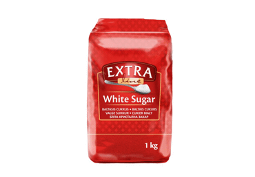 Cukrus EXTRA LINE (plastiko pakuotėje), 1 kg