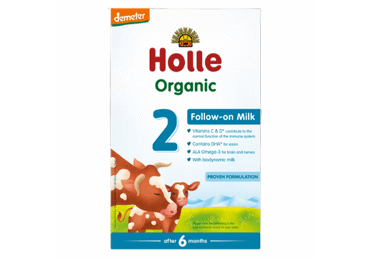 Ekologiškas pieno mišinys kūdikiams HOLLE 2, nuo 6 mėn., 600 g