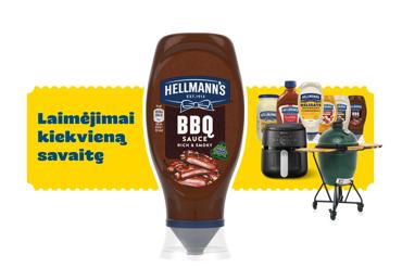 Barbekiu padažas HELLMANN'S, 430 ml