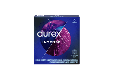 Prezervatyvai DUREX INTENSE, 3 vnt.
