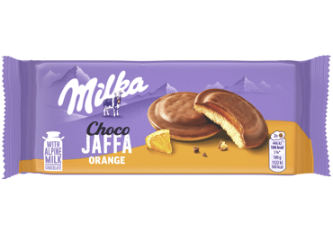 Cookies MILKA CHOCO JAFFA with orange filling, 147 g