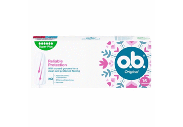 Higieniniai tamponai O.B. ORIGINAL SUPER PLUS, 16 vnt.