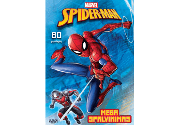 Knyga SPIDER MAN. MEGA SPALVINIMAS, 1 vnt.