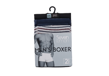 Vyriškos boksikės SEVEN LEMON, XXL dydis, 2 vnt., 2 vnt.