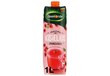 Kisielius ELMENHORSTER, spanguolių skonio, 1 l