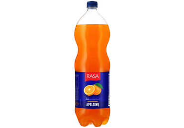 Gazuotas gėrimas RASA, apelsinų skonio, 2 l