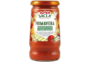 Pomidorų ir keptų daržovių padažas SACLA PRIMAVERA, 350 g