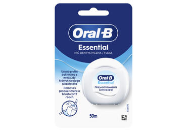 Dantų siūlas ORAL-B Essential, Unwaxed, 50 m