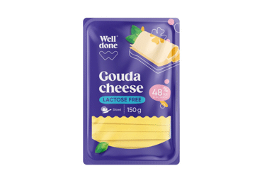 Gaudos griežinėliai WELL DONE, 48 % rieb. s. m., 150 g