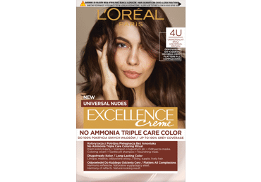 Краска для волос L'OREAL EXCELLENCE UNIVERSAL NUDES, № 4U, 1 шт.