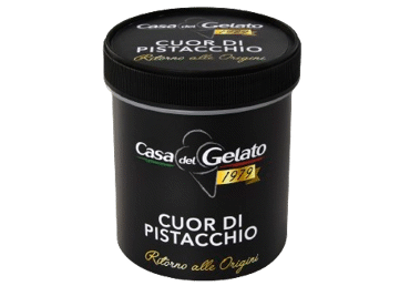 Grietininiai ledai CASA DEL GELATO, pistacijų skonio, 350 g
