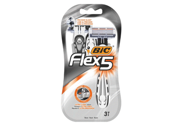 BIC Flex 5 vyriški vienkartiniai skustuvai 3vnt.
