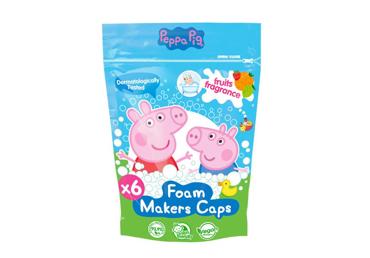 Цветные ванны таблетки Peppa Pig с фруктовым и ягодным ароматом, 9 шт x 16 г
