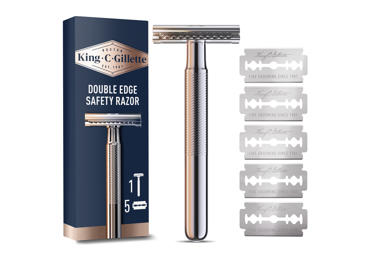 Skutimosi peiliukai King C GILLETTE, 5vnt + skustuvas