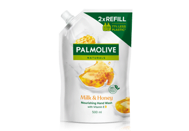 PALMOLIVE MILK & HONEY жидкое мыло, пополнение, 500 мл