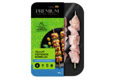 Vištienos iešmeliai PREMIUM su graikišku marinatu, 480 g