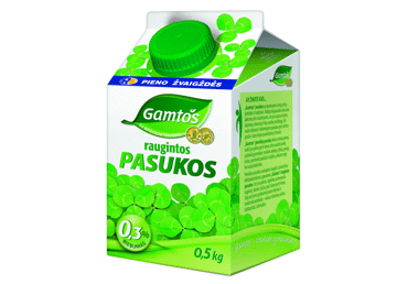 Raugintos GAMTOS pasukos, 0,3 % rieb., 500 g