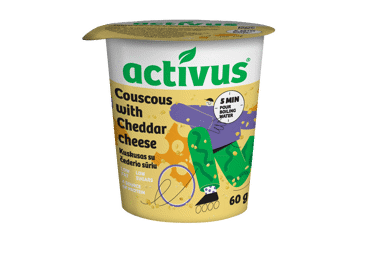 Couscous ACTIVUS (with cheddar cheese), 60 g