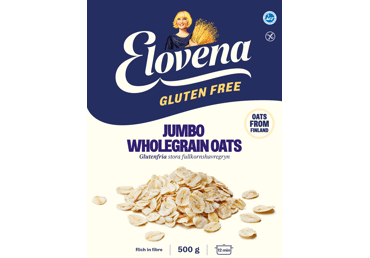 Avižiniai dribsniai ELOVENA JUMBO be glitimo, 500 g