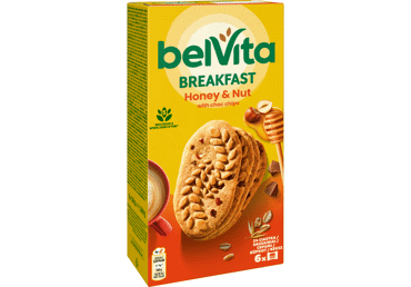 Печенье BELVITA NUTS & HONEY с орехами и медом, 300 г