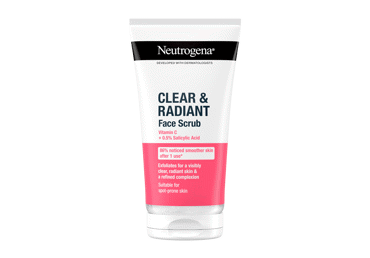 Face scrub NEUTROGENA CLEAR&RADIANT, 150 ml