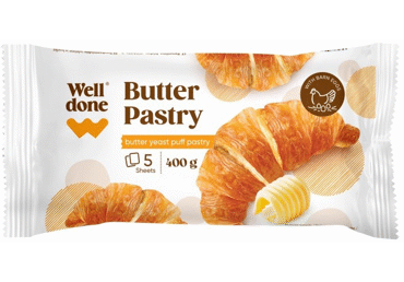 Mielinė sluoksniuota sviestinė tešla WELL DONE, 400 g