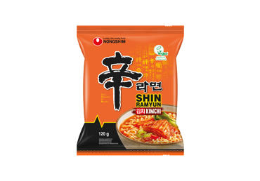 Быстро готовые макароны NONGSHIM KIMCHI, 120 г