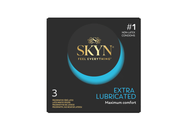 Prezervatyvai SKYN EXTRA LUBRICATED, 3 vnt. 
