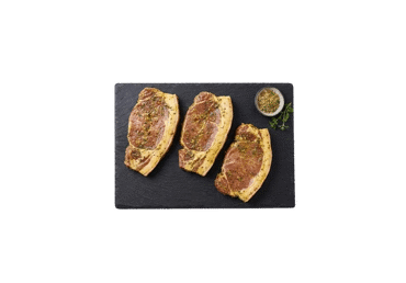 Kiaulienos nugarinė su česnakų ir žolelių marinatu, 1 kg