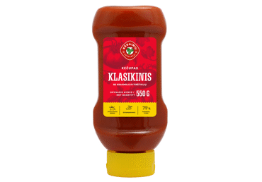 KLASIKINIS kečupas KĖDAINIŲ KONSERVAI, 550 g
