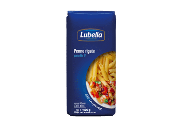 Makaronai LUBELLA PENNE RIGATE Nr. 17 (vamzdeliai), 400 g
