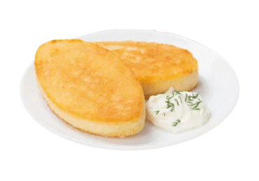 Baked Žemaitija pancakes with meat filling, 1 pcs., 130 g