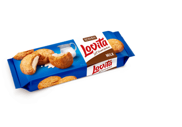 Sausainiai LOVITA ROSHEN su pieninio kremo įdaru, 127 g
