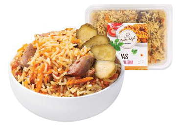 Plovas su kiauliena, 1 kg