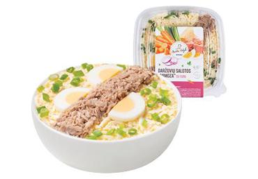 Vegetable salad MIMOZA with tuna, 600 g