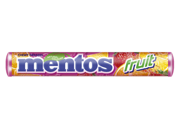 Kramtomieji saldainiai MENTOS FRUIT, 38 g
