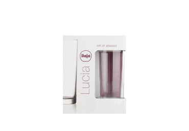 Stiklinė ILAJA Lucia 360ml, 4 vnt