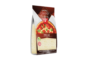 Tarkuotas sūris picai ROKIŠKIO GRAND, 44 % rieb. s. m., 250 g