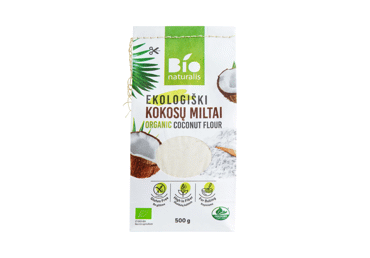 Ekologiški kokosų miltai BIONATURALIS, 500 g