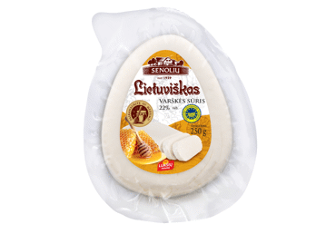 LIETUVIŠKAS varškės sūris, 22 % rieb., 250 g